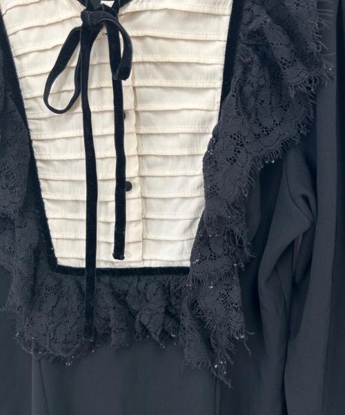 HER LIP TO（ハーリップトゥ）HER LIP TO (ハーリップトゥ) 長袖ワンピース ブラック サイズ:Sの古着・服飾アイテム