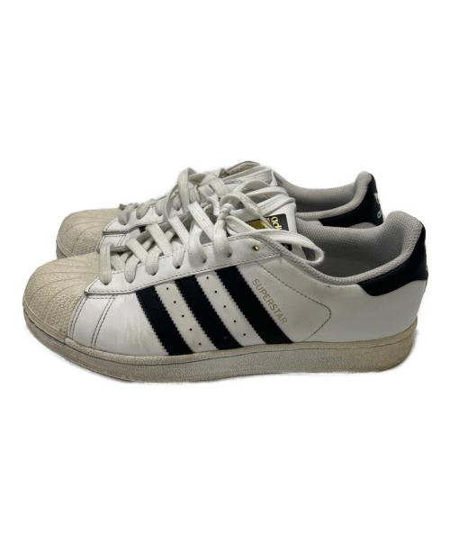 adidas（アディダス）adidas (アディダス) スニーカー ホワイト×パープル サイズ:26.5の古着・服飾アイテム