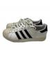 adidas (アディダス) スニーカー ホワイト×パープル サイズ:26.5：4000円