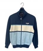 adidasアディダス）の古着「トラックジャケット」｜ネイビー×スカイブルー