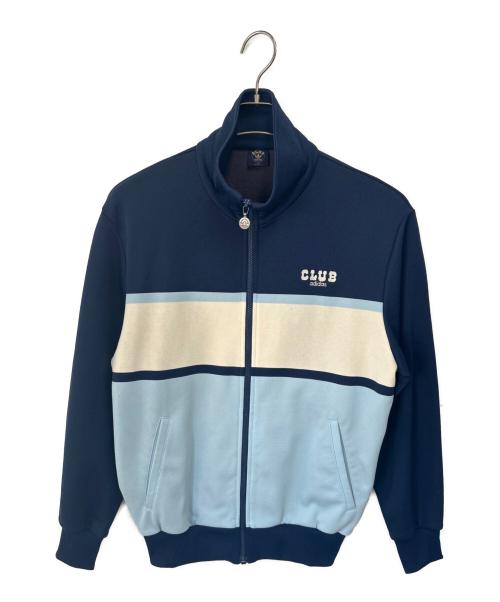 adidas（アディダス）adidas (アディダス) トラックジャケット ネイビー×スカイブルー サイズ:4の古着・服飾アイテム