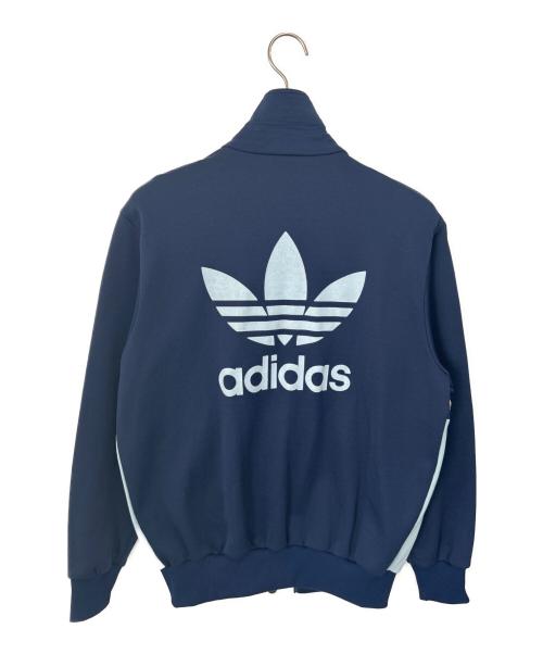 adidas（アディダス）adidas (アディダス) トラックジャケット ネイビー×スカイブルー サイズ:4の古着・服飾アイテム