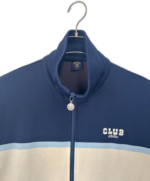adidas（アディダス）adidas (アディダス) トラックジャケット ネイビー×スカイブルー サイズ:4の古着・服飾アイテム