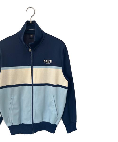adidas（アディダス）adidas (アディダス) トラックジャケット ネイビー×スカイブルー サイズ:4の古着・服飾アイテム