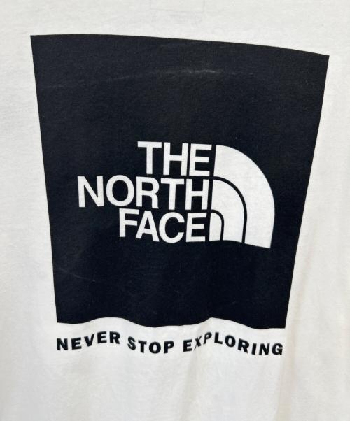 THE NORTH FACE（ザ ノース フェイス）THE NORTH FACE (ザ ノース フェイス) 長袖カットソー ホワイト×ブラック サイズ:Lの古着・服飾アイテム