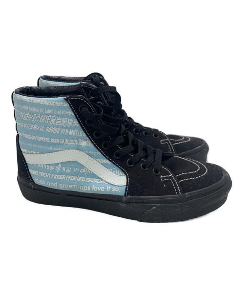 VANS（ヴァンズ）VANS (ヴァンズ) ハイカットスニーカー ブラック×スカイブルー サイズ:25.5cmの古着・服飾アイテム
