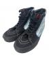 VANS（ヴァンズ）の古着「ハイカットスニーカー」｜ブラック×スカイブルー