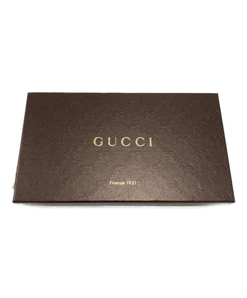 GUCCI（グッチ）GUCCI (グッチ) ラウンドファスナー財布 ブラックの古着・服飾アイテム