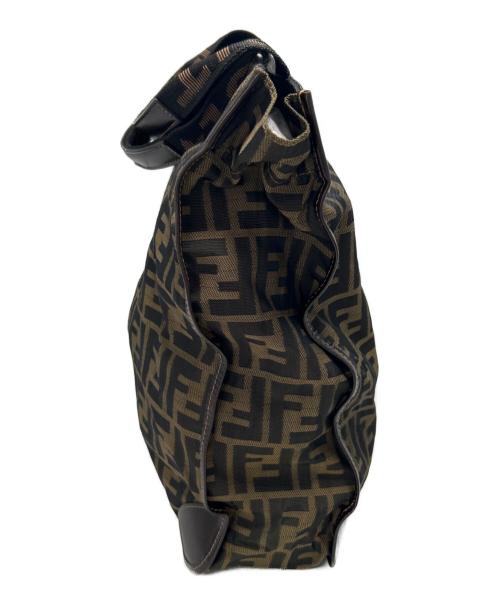 FENDI（フェンディ）FENDI (フェンディ) トートバッグ ブラウン×ブラックの古着・服飾アイテム
