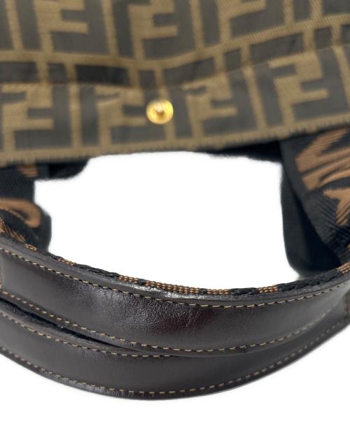 FENDI（フェンディ）FENDI (フェンディ) トートバッグ ブラウン×ブラックの古着・服飾アイテム