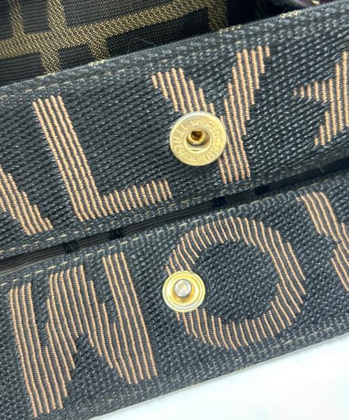 FENDI（フェンディ）FENDI (フェンディ) トートバッグ ブラウン×ブラックの古着・服飾アイテム