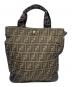 FENDI (フェンディ) トートバッグ ブラウン×ブラック：22000円