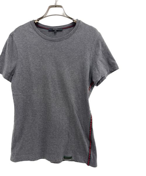 GUCCI（グッチ）GUCCI (グッチ) 半袖カットソー グレー サイズ:Sの古着・服飾アイテム