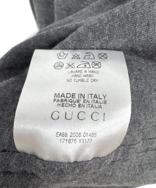 GUCCI（グッチ）GUCCI (グッチ) 半袖カットソー グレー サイズ:Sの古着・服飾アイテム