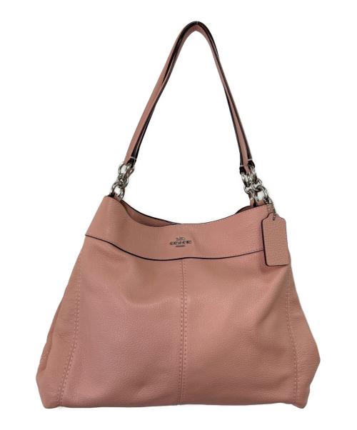 COACH（コーチ）COACH (コーチ) トートバッグ ピンクの古着・服飾アイテム