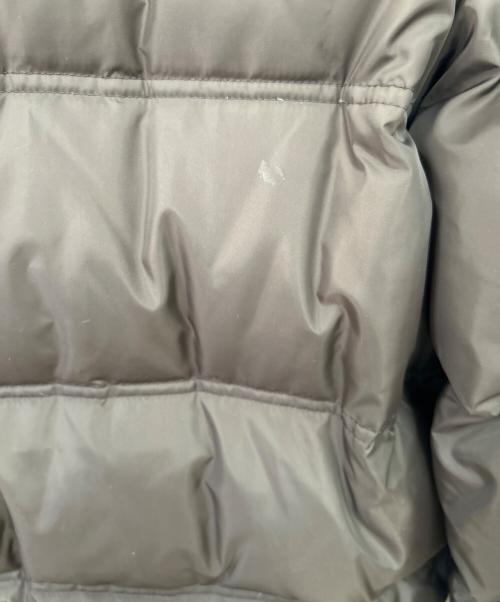LACOSTE（ラコステ）LACOSTE (ラコステ) レザー切替ダウンジャケット ブラウン サイズ:50の古着・服飾アイテム