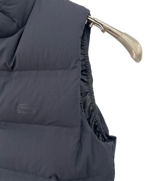 LACOSTE（ラコステ）LACOSTE (ラコステ) 透湿防水素材ダウンベスト ブラック サイズ:48の古着・服飾アイテム