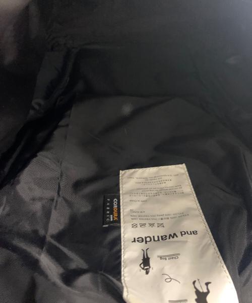 and wander（アンドワンダー）and wander (アンドワンダー) バックパックの古着・服飾アイテム