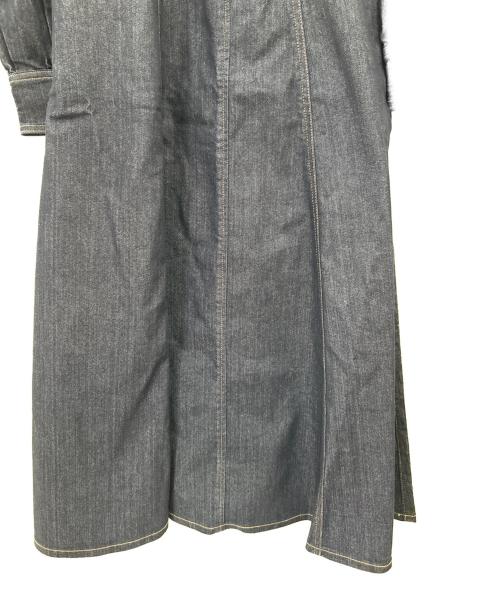 LILLIAN CARAT（リリアンカラット）LILLIAN CARAT (リリアンカラット) 長袖ワンピース インディゴ サイズ:1 未使用品の古着・服飾アイテム