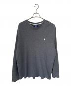 POLO RALPH LAURENポロ・ラルフローレン）の古着「ロングスリーブカットソー」｜グレー