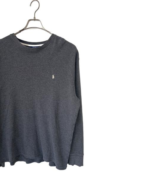 POLO RALPH LAUREN（ポロ・ラルフローレン）POLO RALPH LAUREN (ポロ・ラルフローレン) ロングスリーブカットソー グレー サイズ:XLの古着・服飾アイテム