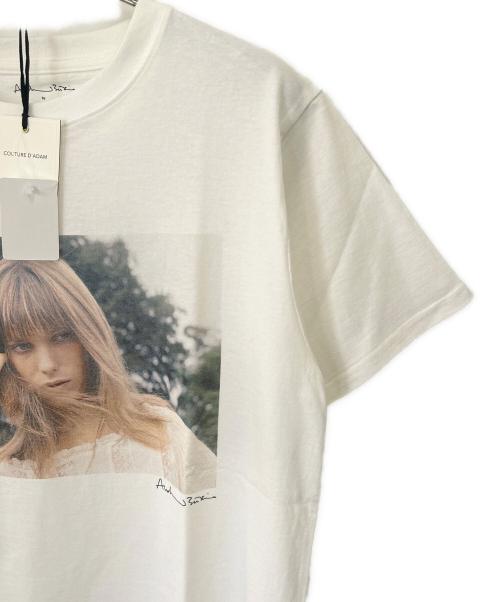 Couture d'adam（クチュールドアダム）Couture d'adam (クチュールドアダム) 半袖カットソー ホワイト サイズ:38 未使用品の古着・服飾アイテム