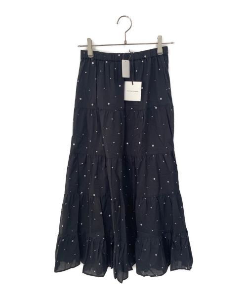 Couture d'adam（クチュールドアダム）Couture d'adam (クチュールドアダム) Tiered Skirt ブラック サイズ:38 未使用品の古着・服飾アイテム