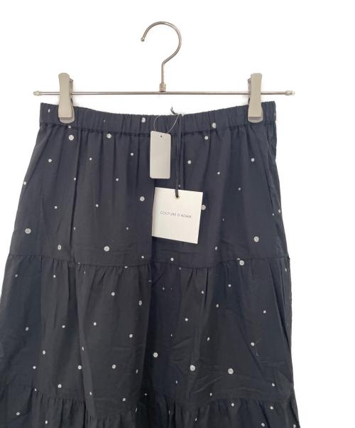 Couture d'adam（クチュールドアダム）Couture d'adam (クチュールドアダム) Tiered Skirt ブラック サイズ:38 未使用品の古着・服飾アイテム