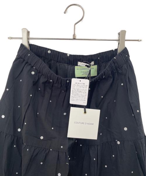Couture d'adam（クチュールドアダム）Couture d'adam (クチュールドアダム) Tiered Skirt ブラック サイズ:38 未使用品の古着・服飾アイテム
