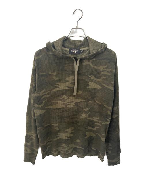 RRL（ダブルアールエル）RRL (ダブルアールエル) ワッフルパーカー オリーブ サイズ:Mの古着・服飾アイテム
