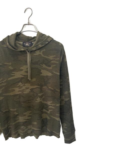 RRL（ダブルアールエル）RRL (ダブルアールエル) ワッフルパーカー オリーブ サイズ:Mの古着・服飾アイテム