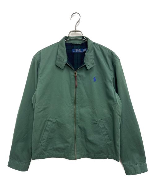 POLO RALPH LAUREN（ポロ・ラルフローレン）POLO RALPH LAUREN (ポロ・ラルフローレン) スイングトップ グリーン サイズ:SPの古着・服飾アイテム