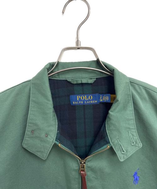 POLO RALPH LAUREN（ポロ・ラルフローレン）POLO RALPH LAUREN (ポロ・ラルフローレン) スイングトップ グリーン サイズ:SPの古着・服飾アイテム
