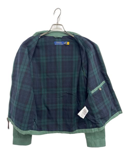 POLO RALPH LAUREN（ポロ・ラルフローレン）POLO RALPH LAUREN (ポロ・ラルフローレン) スイングトップ グリーン サイズ:SPの古着・服飾アイテム