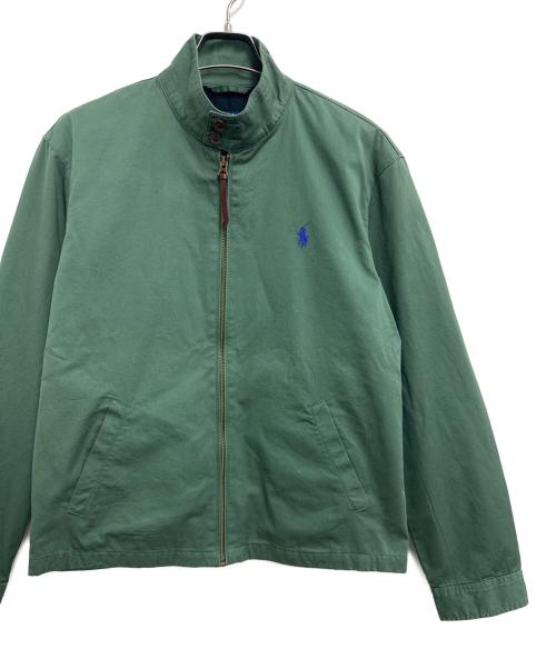 POLO RALPH LAUREN（ポロ・ラルフローレン）POLO RALPH LAUREN (ポロ・ラルフローレン) スイングトップ グリーン サイズ:SPの古着・服飾アイテム