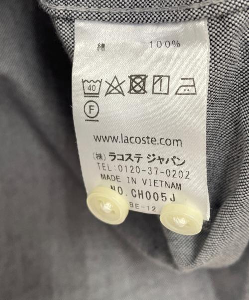 LACOSTE（ラコステ）LACOSTE (ラコステ) 半袖シャツ グレー サイズ:US S/Mの古着・服飾アイテム