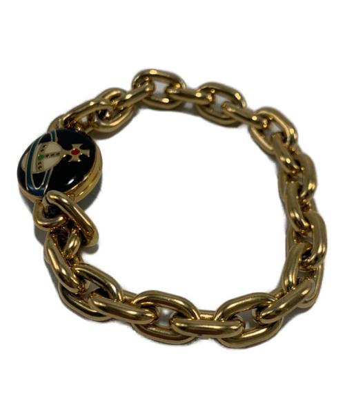 Vivienne Westwood（ヴィヴィアンウエストウッド）Vivienne Westwood (ヴィヴィアンウエストウッド) ブレスレット ゴールドカラーの古着・服飾アイテム