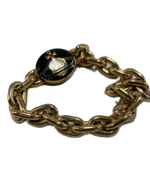 Vivienne Westwood（ヴィヴィアンウエストウッド）Vivienne Westwood (ヴィヴィアンウエストウッド) ブレスレット ゴールドカラーの古着・服飾アイテム