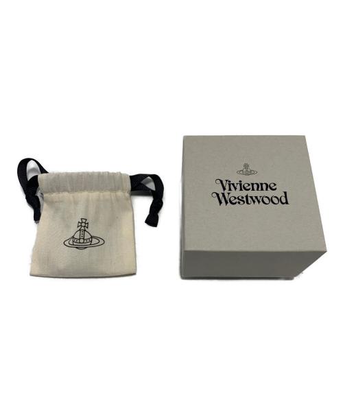 Vivienne Westwood（ヴィヴィアンウエストウッド）Vivienne Westwood (ヴィヴィアンウエストウッド) カレッジリング ゴールド×ブラック サイズ:SIZE XL（18号）の古着・服飾アイテム
