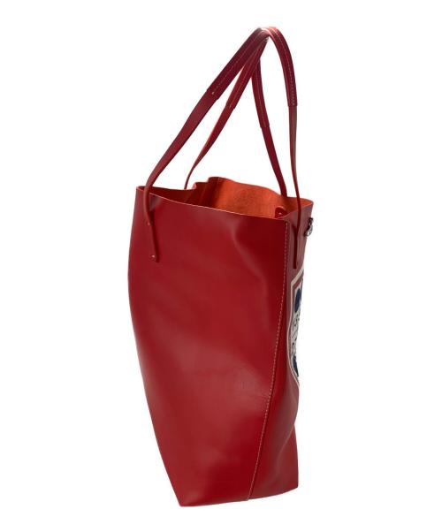 Vivienne Westwood（ヴィヴィアンウエストウッド）Vivienne Westwood (ヴィヴィアンウエストウッド) レザートートバッグ レッドの古着・服飾アイテム