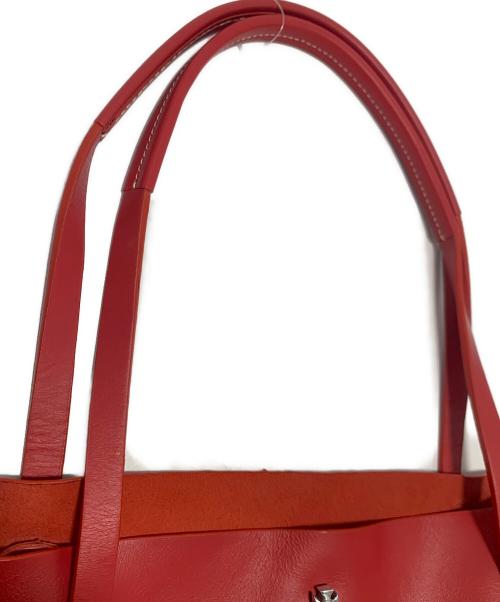 Vivienne Westwood（ヴィヴィアンウエストウッド）Vivienne Westwood (ヴィヴィアンウエストウッド) レザートートバッグ レッドの古着・服飾アイテム