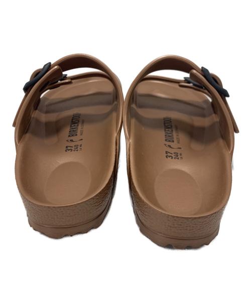 BIRKENSTOCK（ビルケンシュトック）BIRKENSTOCK (ビルケンシュトック) メタリックサンダル ブラウン サイズ:24cmの古着・服飾アイテム
