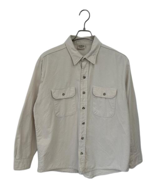 FIVE BROTHER（ファイブブラザー）FIVE BROTHER (ファイブブラザー) シャモアクロスシャツ ホワイト系 サイズ:Lの古着・服飾アイテム