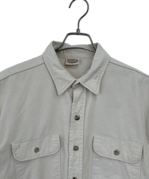 FIVE BROTHER（ファイブブラザー）FIVE BROTHER (ファイブブラザー) シャモアクロスシャツ ホワイト系 サイズ:Lの古着・服飾アイテム