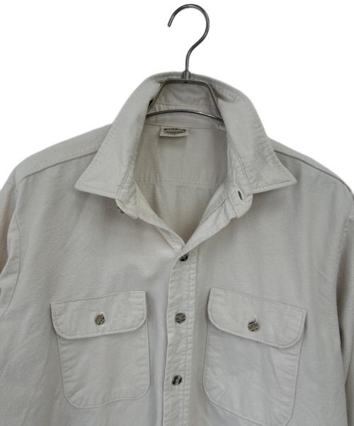 FIVE BROTHER（ファイブブラザー）FIVE BROTHER (ファイブブラザー) シャモアクロスシャツ ホワイト系 サイズ:Lの古着・服飾アイテム
