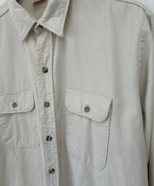 FIVE BROTHER（ファイブブラザー）FIVE BROTHER (ファイブブラザー) シャモアクロスシャツ ホワイト系 サイズ:Lの古着・服飾アイテム