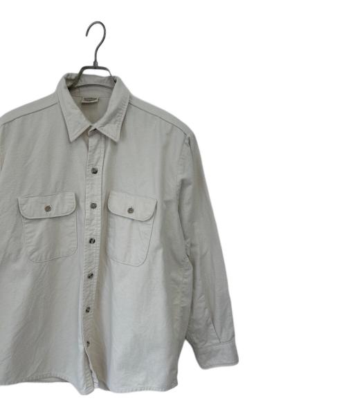 FIVE BROTHER（ファイブブラザー）FIVE BROTHER (ファイブブラザー) シャモアクロスシャツ ホワイト系 サイズ:Lの古着・服飾アイテム