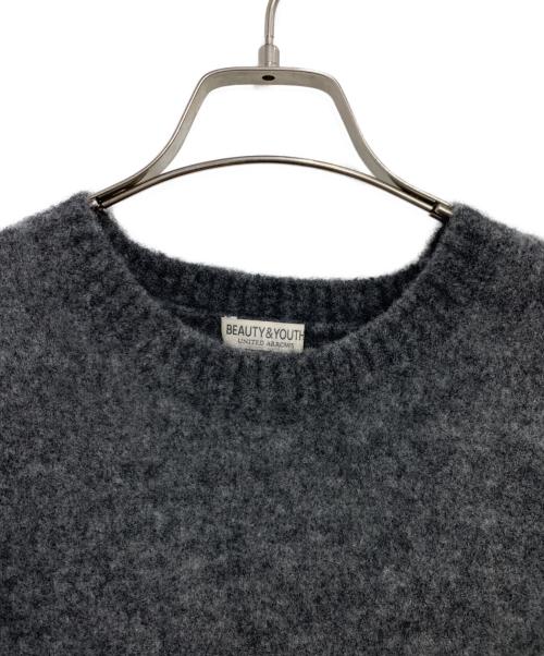 BEAUTY&YOUTH UNITED ARROWS（ビューティーアンドユースユナイテッドアローズ）BEAUTY&YOUTH UNITED ARROWS (ビューティーアンドユースユナイテッドアローズ) 厚手ニット グレー サイズ:Mの古着・服飾アイテム