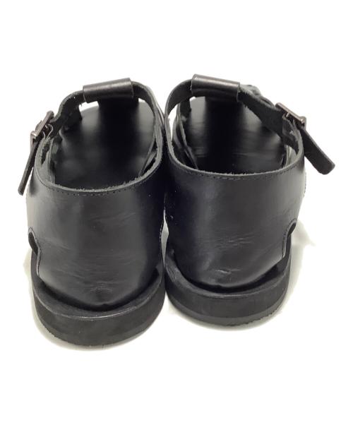 AMIT LEATHER COMPANY（-）AMIT LEATHER COMPANY (-) レザーグルカサンダル ブラック サイズ:SIZE41の古着・服飾アイテム