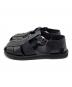 AMIT LEATHER COMPANY (-) レザーグルカサンダル ブラック サイズ:SIZE41：3000円